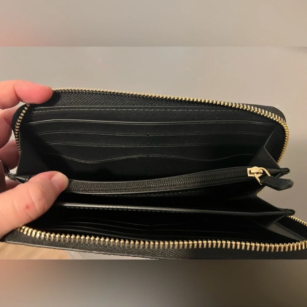 KATE SPADE Large Wallet Black NWOT - Picture 8 of 10